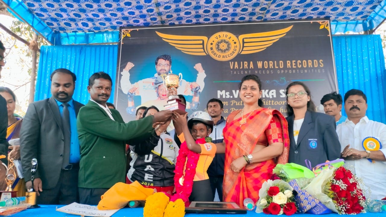 పుత్తూరు అమ్మాయికి ఆసియా పసిఫిక్‌ వరల్డ్‌ రికార్డు