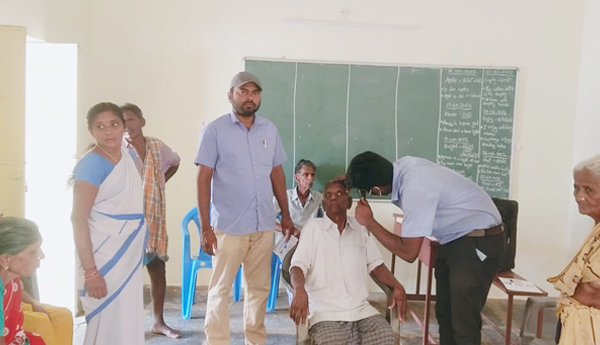 ఉచిత కంటి వైద్య శిబిరానికి విశేష స్పందన