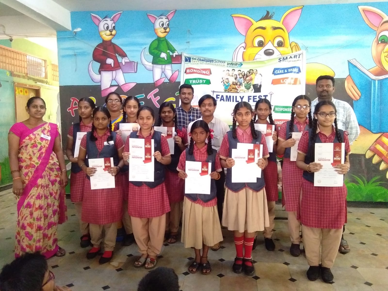 ఐఎన్‌టీఎస్‌వో ఫలితాల్లో శ్రీ చైతన్య విద్యార్థుల ప్రతిభ