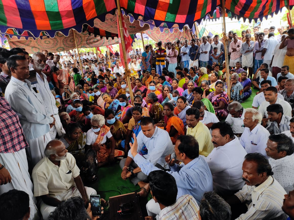 కార్మికులకు మద్దతు తెలిపిన టిడిపి నాయకులు భానుప్రకాస్‌