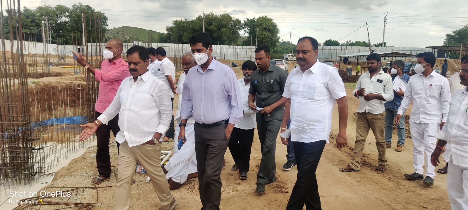 స్మార్ట్‌ డివి ఐటీ పార్కు నిర్మాణపు పనులను సందర్శన డిప్యూటీ సీఎం కలెక్టర్‌