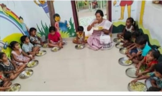 అంగన్‌వాడీ కేంద్రాల్లో ఎంపిటిసి తనిఖీ