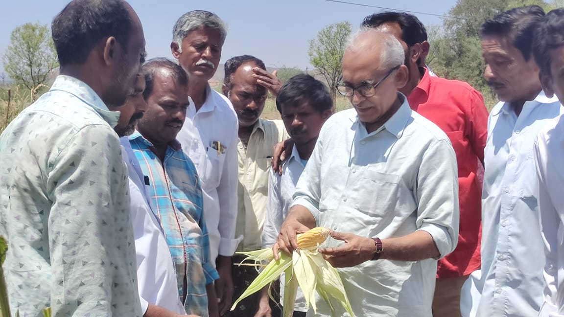 అన్నదాతలను ఆదుకోండి : బివి.రాఘివులు