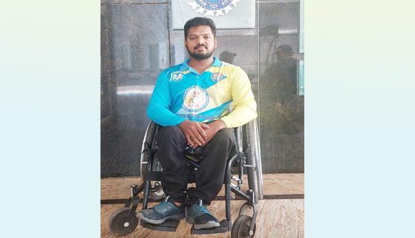 Dhawaleswaram-disabled-youth-selected-for-international-wheelchair-20-20-cricket-tournament