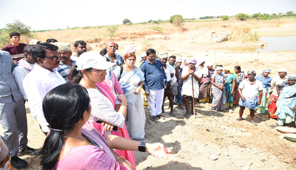 Collector-Nagalakshmi-inspected-the-employment-guarantee-works