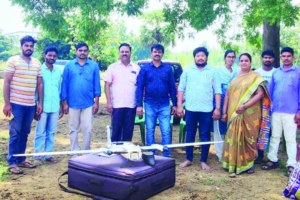 సగ్గొండలో డ్రోన్‌ సర్వే ప్రారంభం