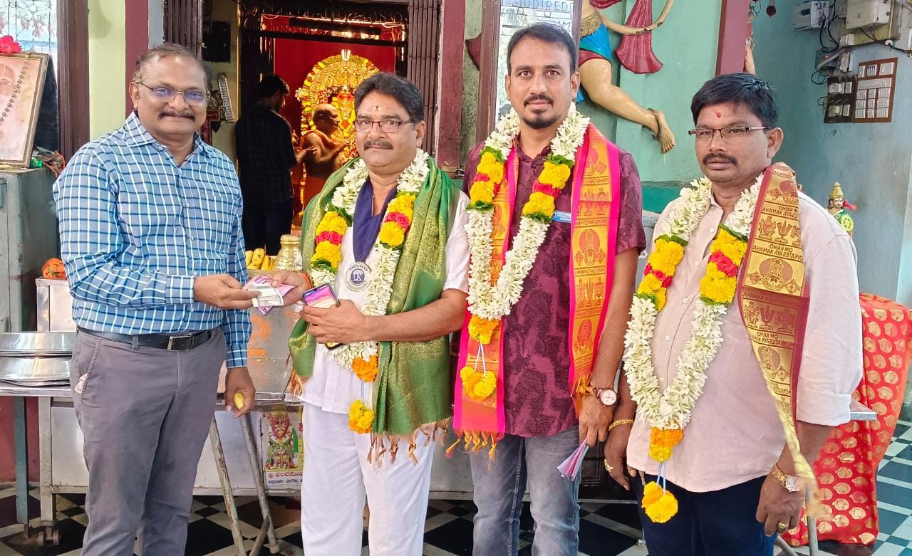 యునైటెడ్‌ కాపు క్లబ్‌ అధ్యక్షునిగా ఆంజనేయులు