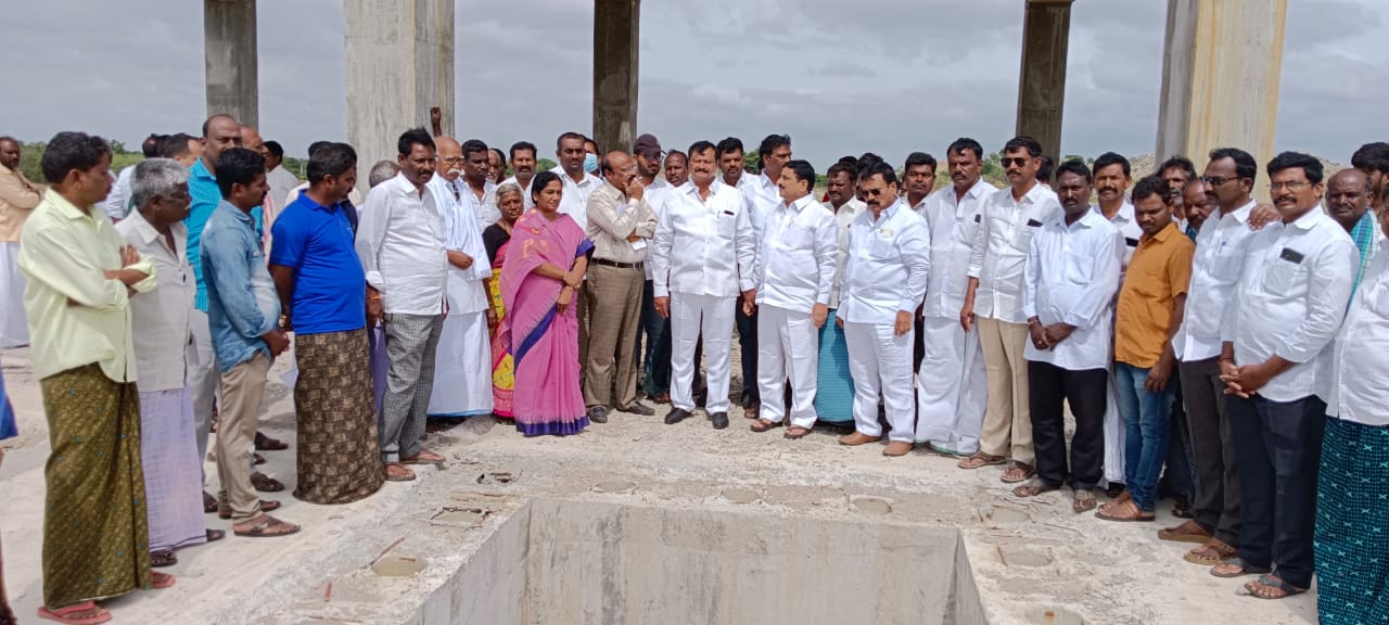 చంద్రబాబు పర్యటన ఏర్పాట్లు పరిశీలన