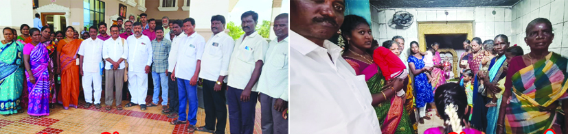 పోలాక్షమ్మను దర్శించుకున్న ఆనందంలో దళిత మహిళలు