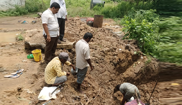 Rehabilitation-of-pipe-lines-in-Gokavaram-Muralinagar