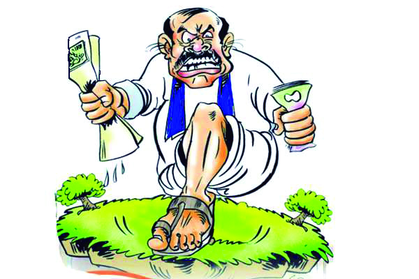 పేదల భూములపై పెద్దల కన్ను