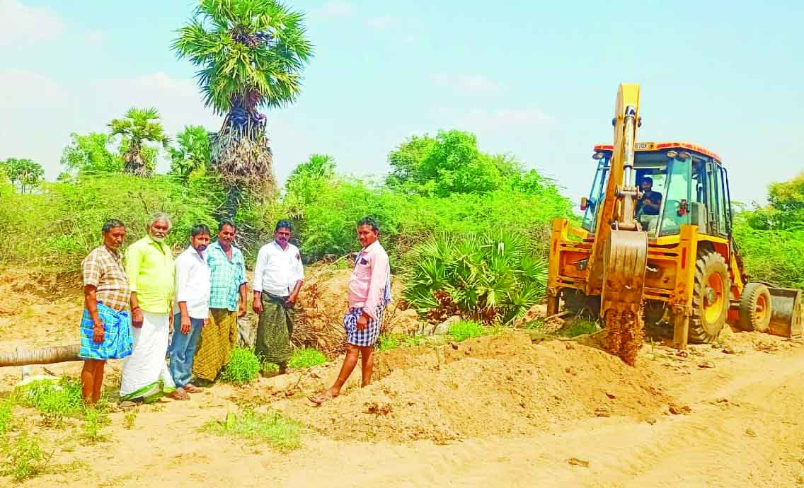 తాగునీటి కోసం పైప్‌లైన్‌ ప్రారంభం