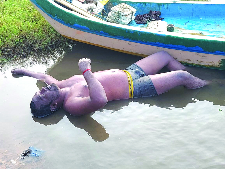 గల్లంతైన వ్యక్తి మృతదేహం వెలికితీత