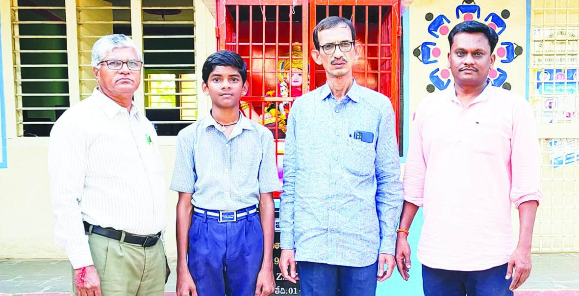 రాష్ట్ర స్థాయి పోటీలకు కైకరం విద్యార్థి ఎంపిక