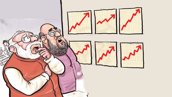 మోడీ నిర్వాకంతో దిగజారుతున్న ఆర్థిక వ్యవస్థ