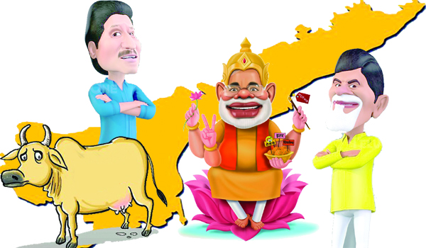ఆవులు, ఆలయాల చుట్టూ ఆంధ్రప్రదేశ్‌ రాజకీయం