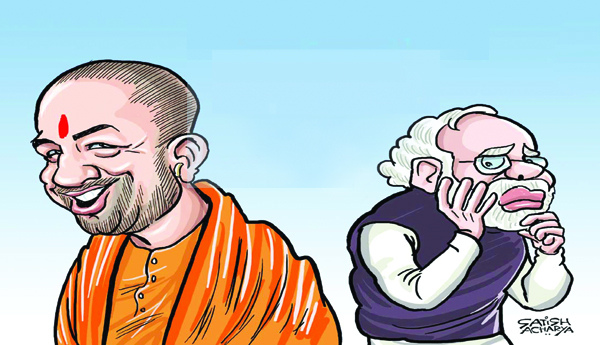 యు.పిలో బిజెపి ఫీట్లు