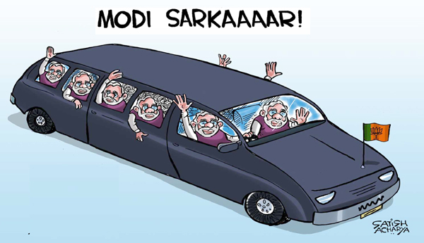 మోడీ బ్రాండ్‌ కోసం మొహాల మార్పు