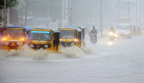 తమిళనాడులోని 5 జిల్లాలకు భారీ వర్షసూచన