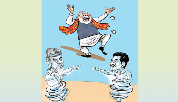 ఎ.పి లో చిచ్చు, బిజెపి ఉచ్చు