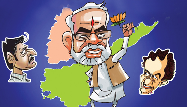 తెలుగు రాష్ట్రాలతో రాజకీయ చెలగాటం 