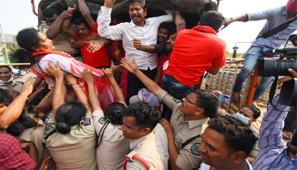 రాస్తారోకోలు..బంద్‌లు..మొదలైన రెండు రోజుల దేశవ్యాప్త సమ్మె..పెద్ద ఎత్తున అరెస్టులు 
