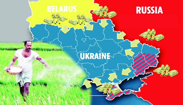 ఉక్రెయిన్‌ సంక్షోభం : రైతాంగానికి గోడ దెబ్బ - చెంప దెబ్బ! 