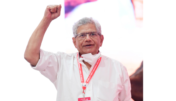 సిపిఐ(ఎం) ప్రధాన కార్యదర్శిగా ఏచూరి తిరిగి ఎన్నిక