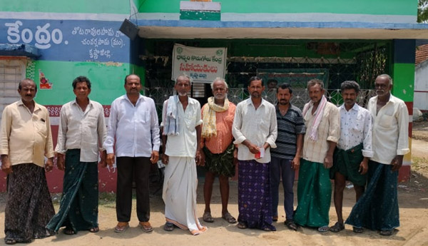 ఆర్‌బికెల వద్ద కౌలు రైతు సంఘం ధర్నా