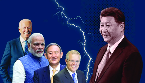 Quad, Big, plot, target, China