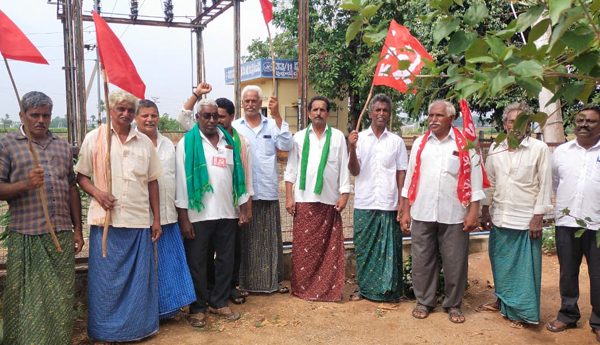 Do-not-want-meters-for-farm-motors- Raitu saṅghaṁ