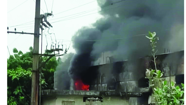 అపెరల్‌ పార్క్‌లో అగ్ని ప్రమాదం