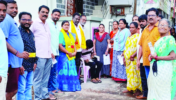 61వ వార్డులో టిడిపి సభ్యత్వ నమోదు