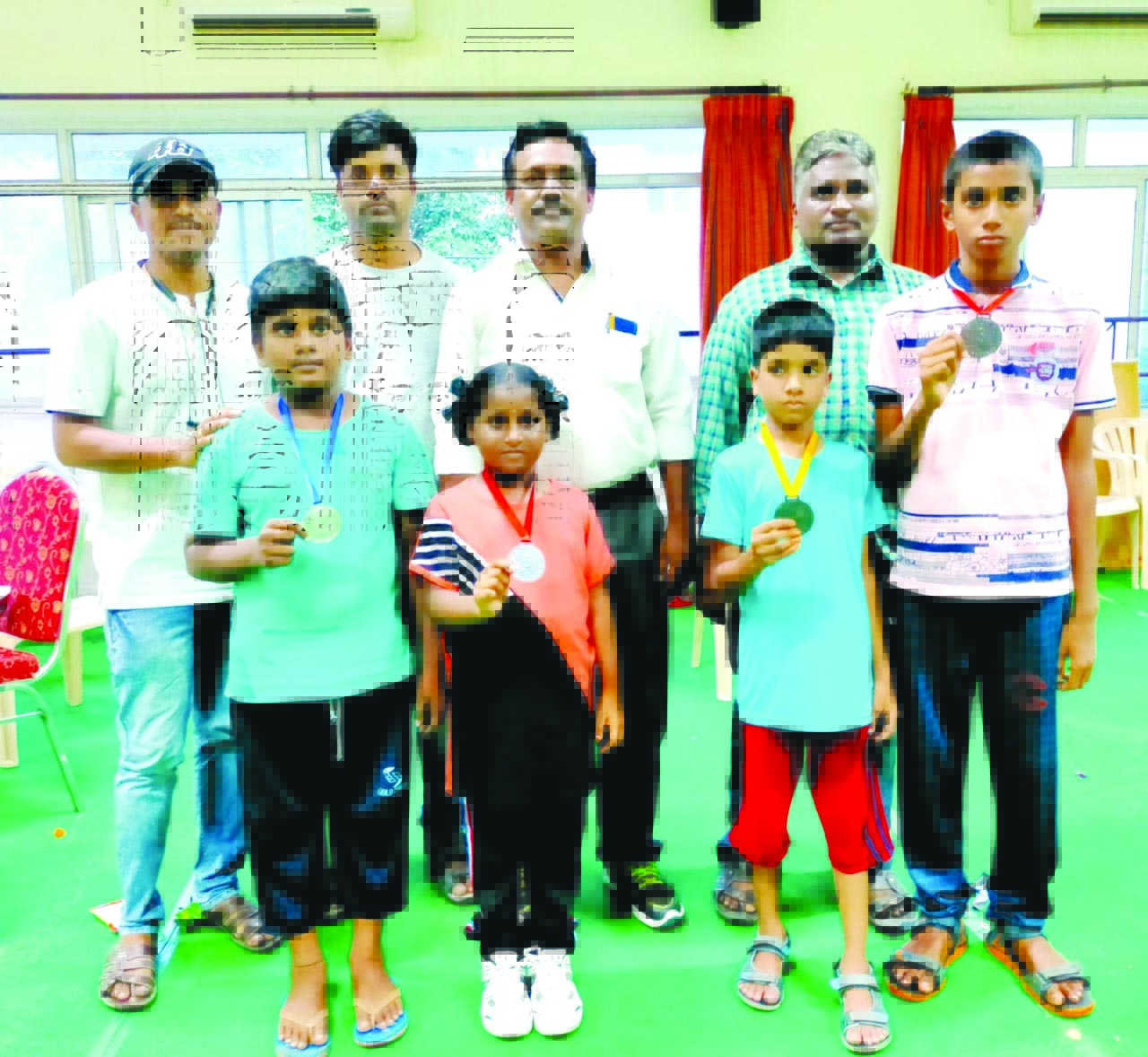 కృష్ణాజిల్లాకు నాలుగు పతకాలు
