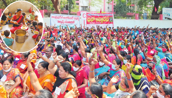 anganwadi problems in ap demands article