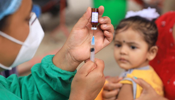 children vaccination low due to covid