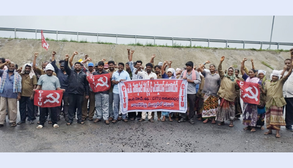 The, ongoing, strike, of, municipal, workers, in, Kondapally