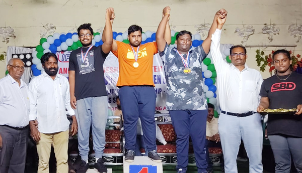gold medal to nandigama lifter