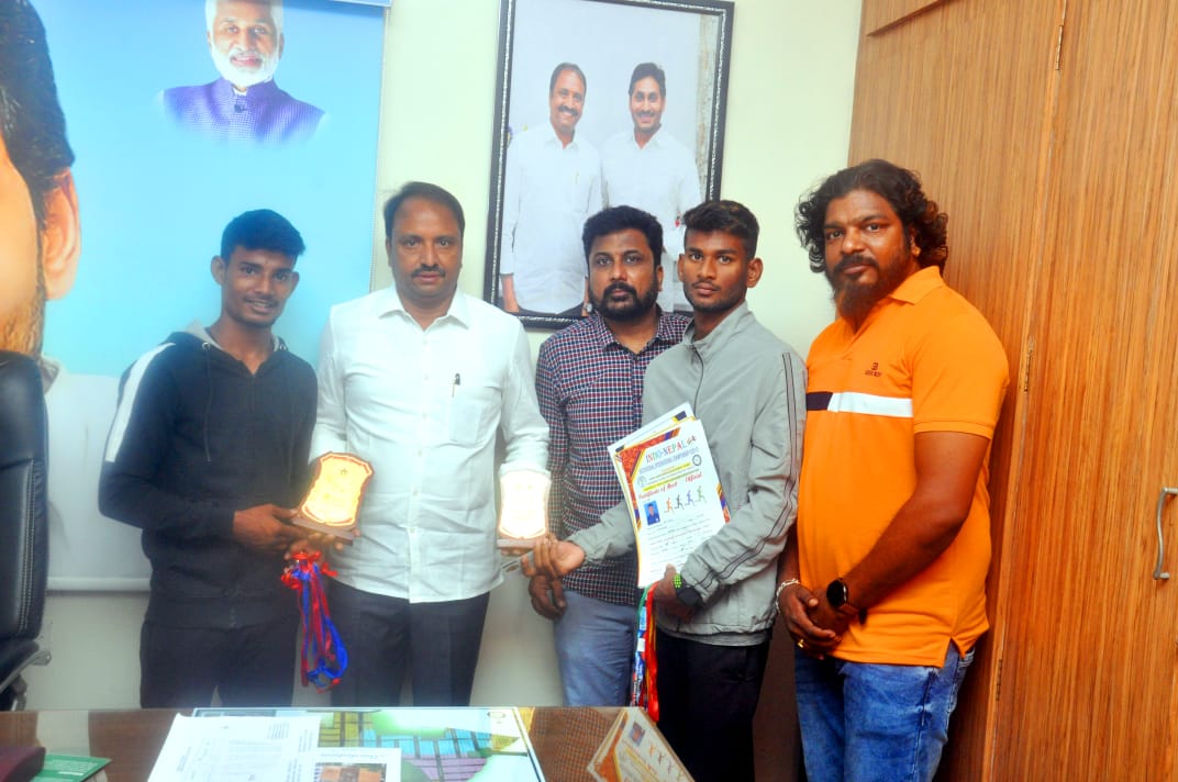 క్రీడాకారులకు రాష్ట్ర ప్రభుత్వం ప్రోత్సాహం