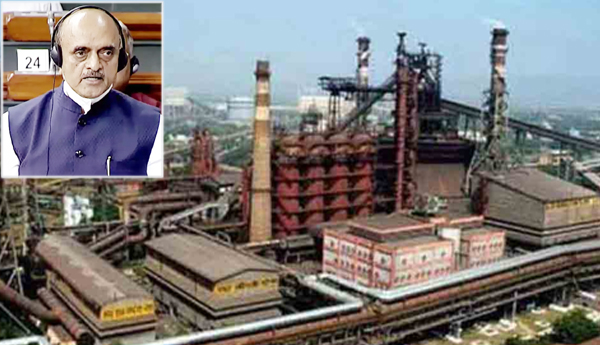 We, will, privatize, Visakha, steel, Union, Minister, Karad, in, LokSabha