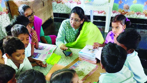 జివిఎంసి పాఠశాలల్లో డిఇఒ ఆకస్మిక తనిఖీ