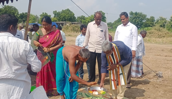 MLA-stubbornly-laid-foundation-stone-for-construction-works