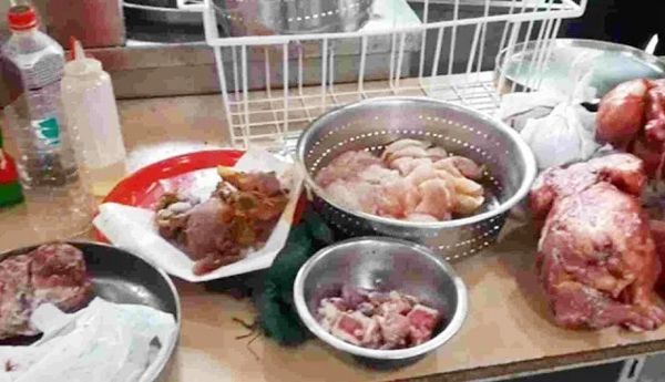 raids on mutton shops vijayawada