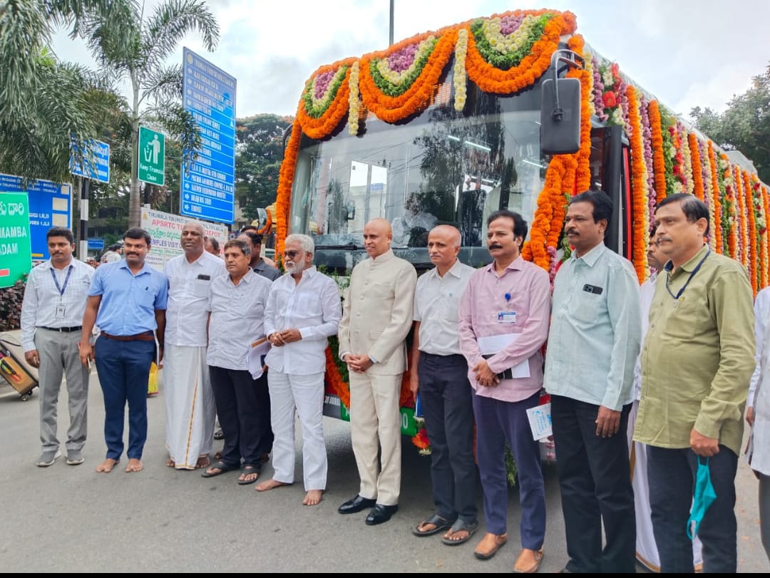 టిటిడికి 10 ఓలెక్ట్రా ఎలక్ట్రిక్‌ బస్సులు- మార్చి నాటికి అందుబాటులోకి