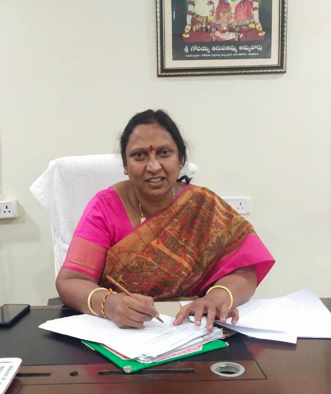 తిరు పతమ్మ అమ్మవారి ఆలయ ఈవోగా శోభారాణి నియామకం