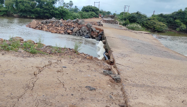 canal road damage