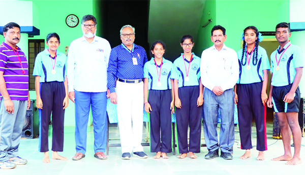 జాతీయ క్రీడలకు డిఎవి విద్యార్థుల ఎంపిక