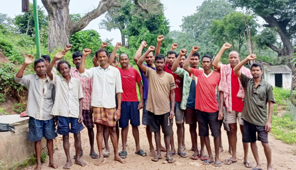 protest against bauxite