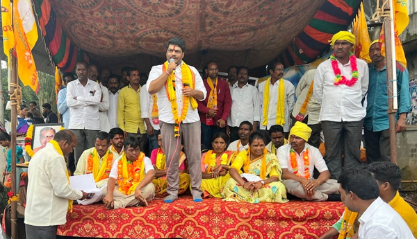 tdp protest in pedabayalu