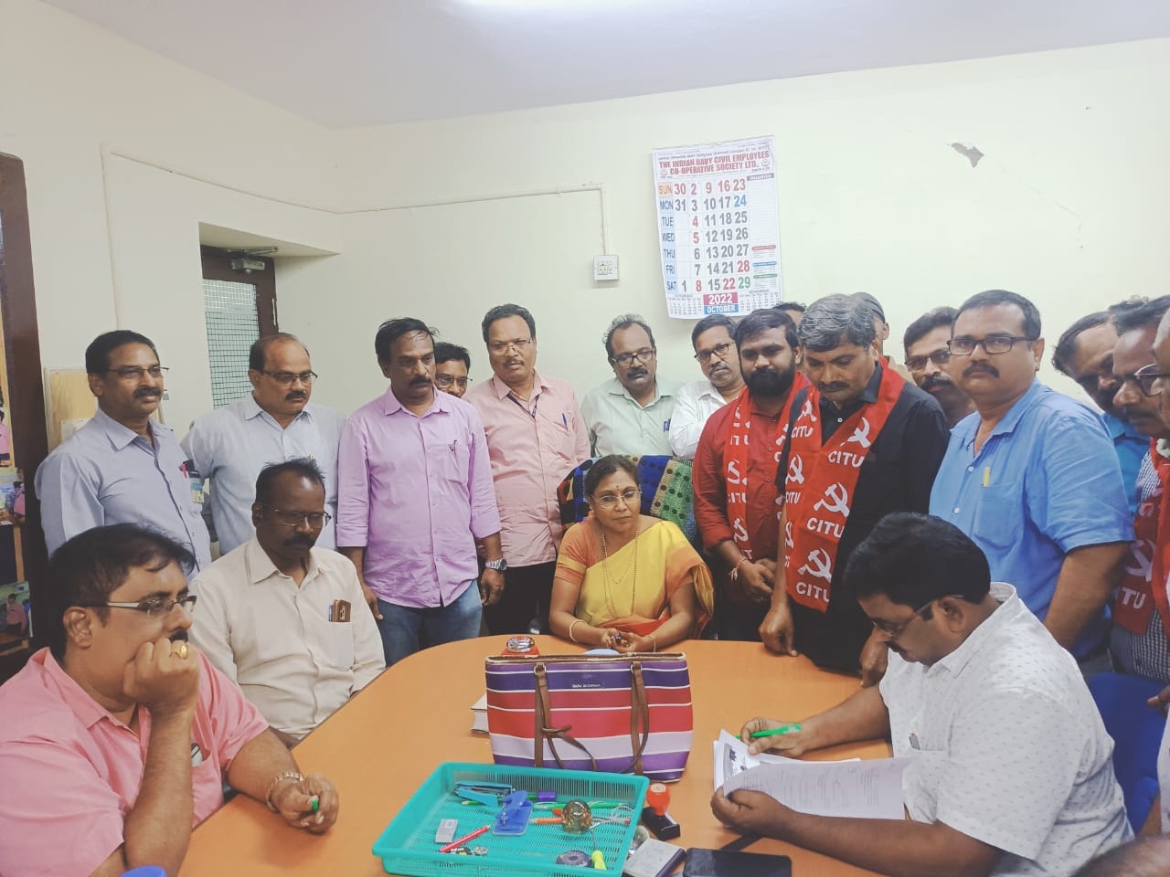 స్టీల్‌ప్లాంట్‌ త్రిఫ్ట్‌ సొసైటీ ఎన్నికల్లో మూడు ప్యానెల్స్‌ నామినేషన్‌ దాఖలు